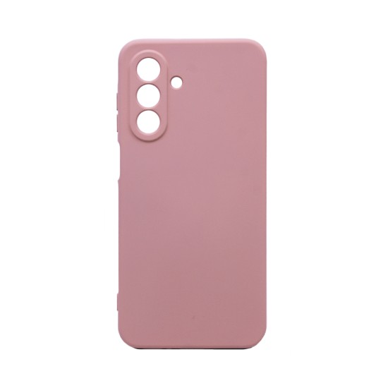 Capa de Silicone com Moldura de Câmera para Samsung Galaxy A26 5G Rosa